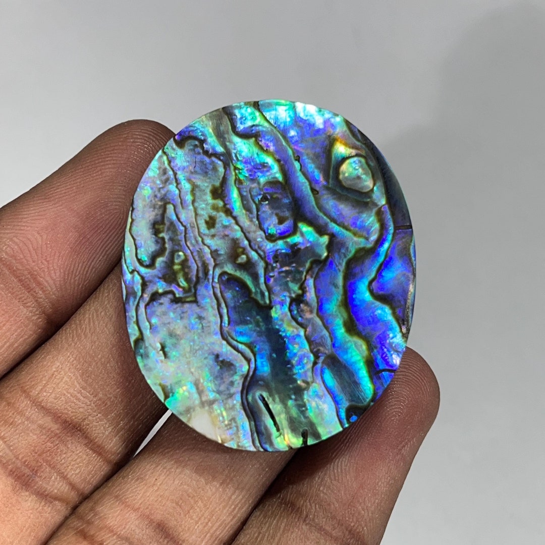 Very !! Attractive Colorful Abalone Shell Cabochon Loose Gemstone Oval ...