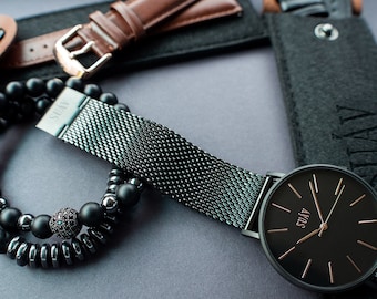 Black luxury Watch