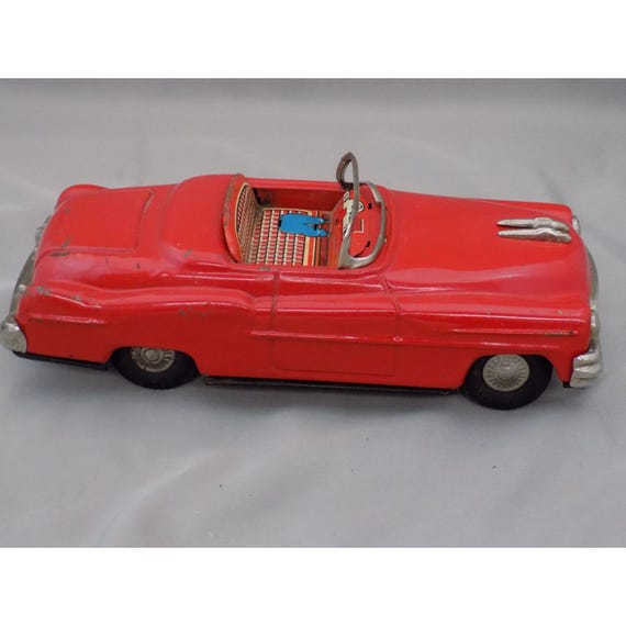 ancien jouet voiture cabriolet en tôle Arnold
