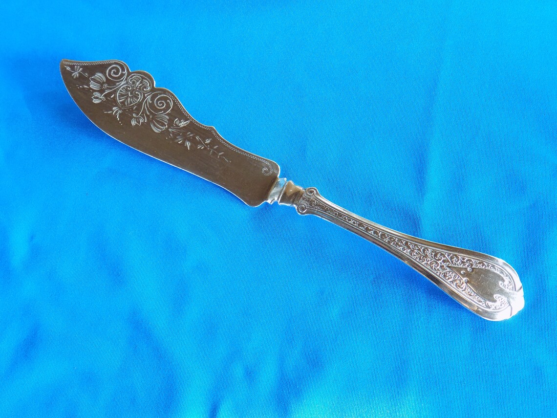 Vintage Ornate .925 Master Butter Spreader Etsy