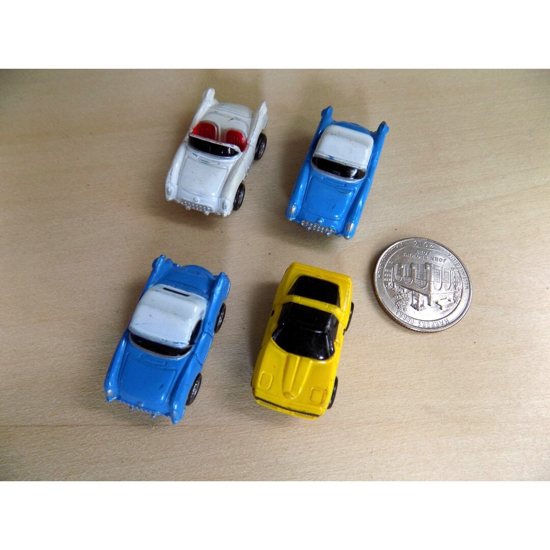 Galoob Micro Machines Chevy Corvettes Vintage Lot of 4 Etsy