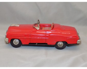 TN Nomura Japan Tin Lithograph Cadillac Convertible Toy Car