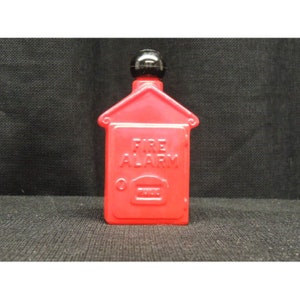Avon Fire Alarm Box After Shave Decanter Vintage