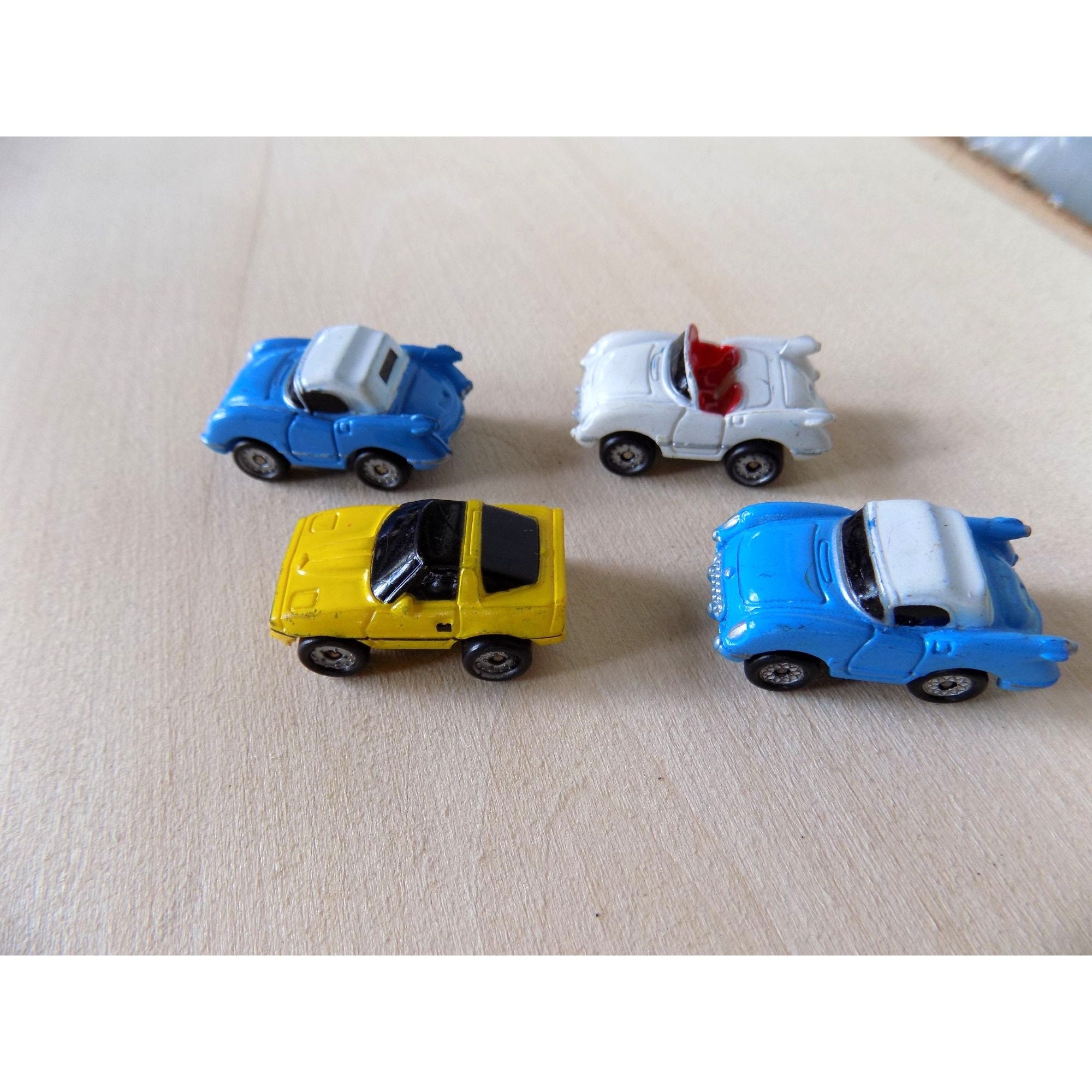 Galoob Micro Machines Chevy Corvettes Vintage Lot of 4 Etsy