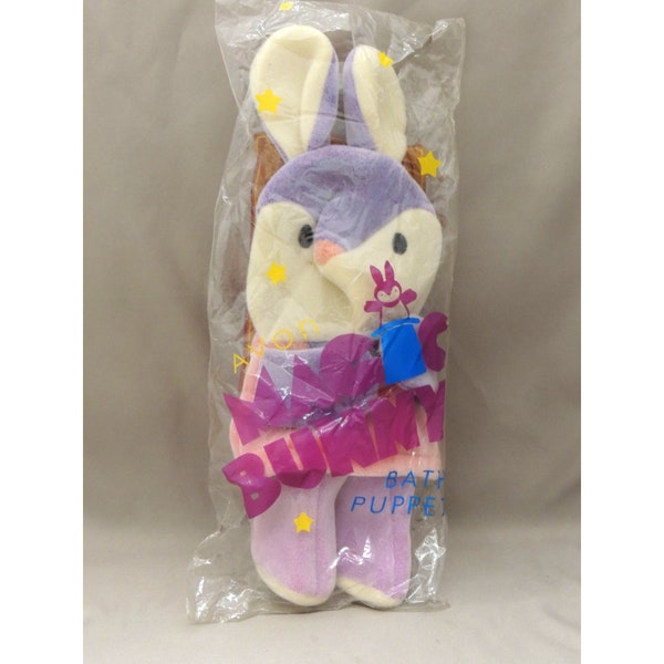 Marionnette de bain Avon Sanrio Magic Bunny aux couleurs changeantes vintage NSA