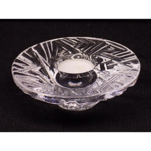Orrefors Icy Crystal Tea Light Votive Ljuslykta Candle Holder