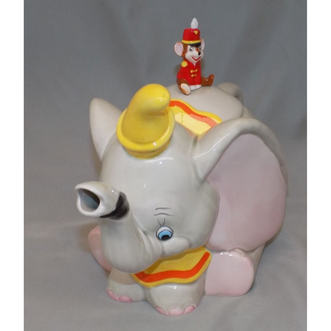 Disney's Dumbo and Timothy Q Mouse Teapot Vintage Etsy