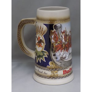 Vintage Budweiser Stein Clydesdales West Germany