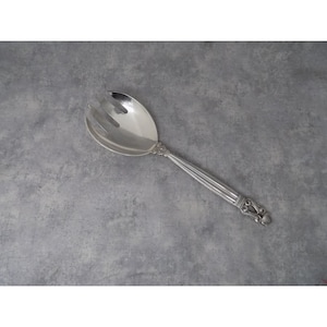 Georg Jensen Denmark 1915 Acorn Sterling 8&quot; Serving Fork