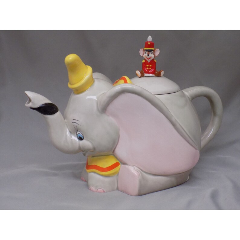 Disney's Dumbo and Timothy Q Mouse Teapot Vintage Etsy