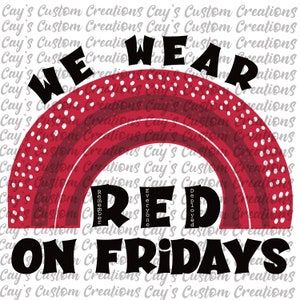 Wear red