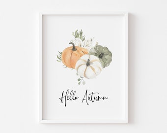 Autumn Prints | Pumpkin Prints | Autumn Leaves and Pumpkins Please | Autumn Decor | Halloween | Fall Prints Fall Decor | Autumn Vibes Art