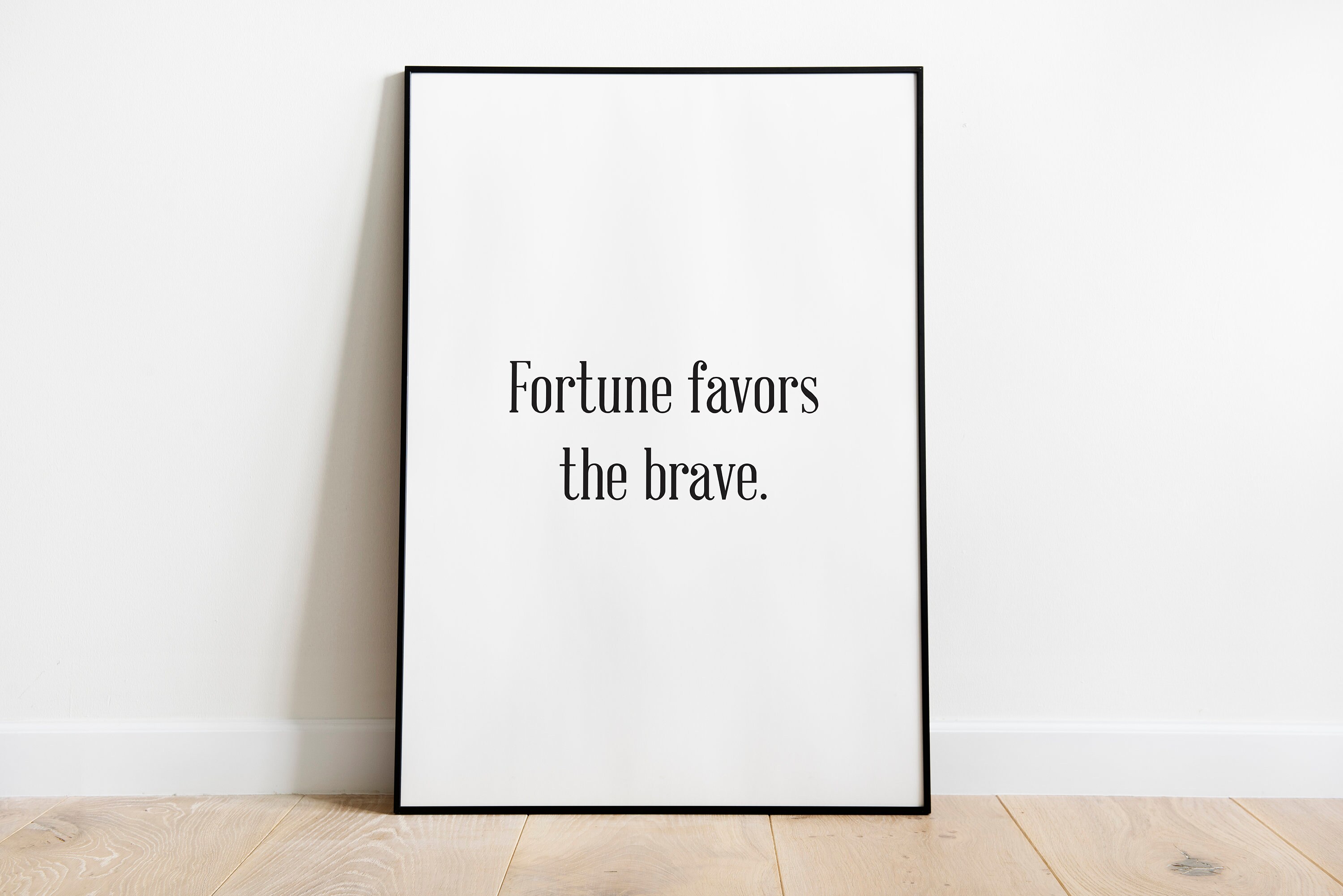 Fortune Favors The Brave Slow And Low