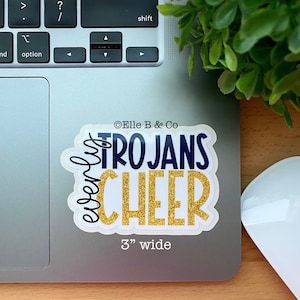 Personalized Cheer Team Sticker | Water Resistant Vinyl Sticker