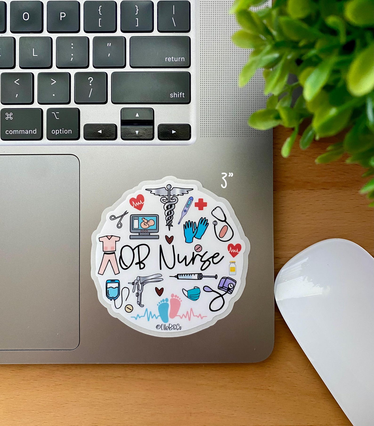 OB/GYN Stickers | Water Resistant Vinyl Stickers - Etsy
