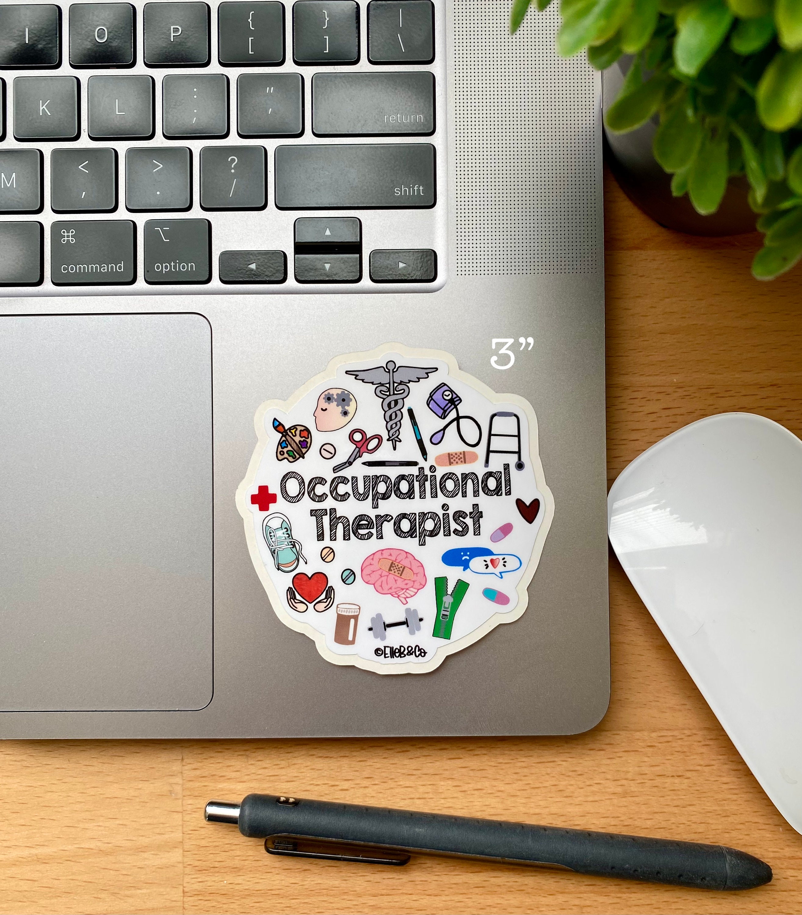 Ot Department Sticker Occupational Therapist Stickers | Water Resistant Vinyl Stickers - Etsy