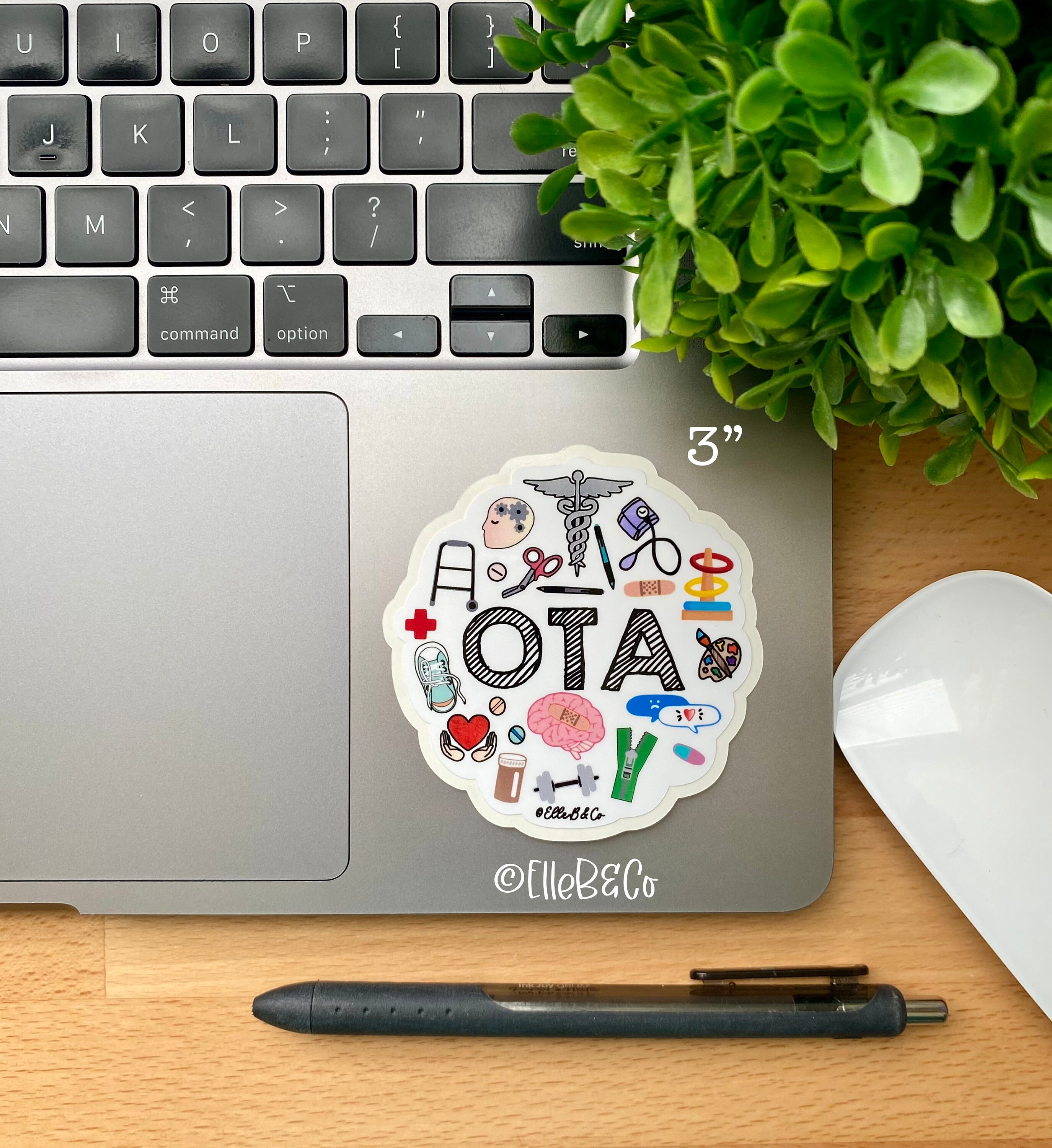 OT Assistant/cota Stickers | Water Resistant Vinyl Stickers - Etsy