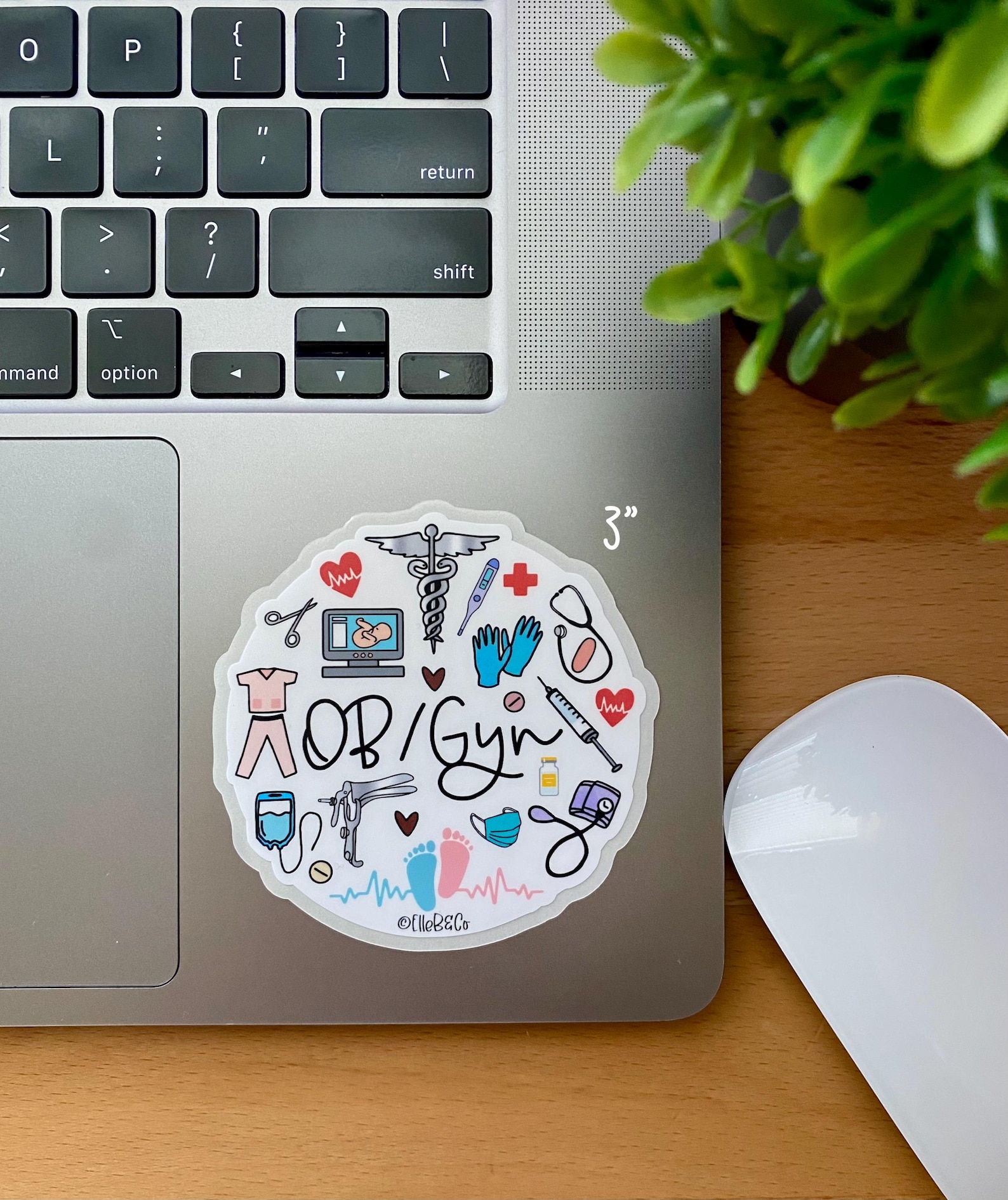 OB/GYN Stickers | Water Resistant Vinyl Stickers - Etsy