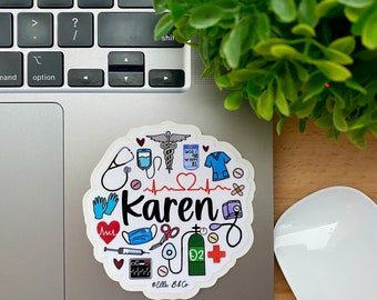 Personalized RT Themed Sticker | Water Resistant Vinyl Sticker