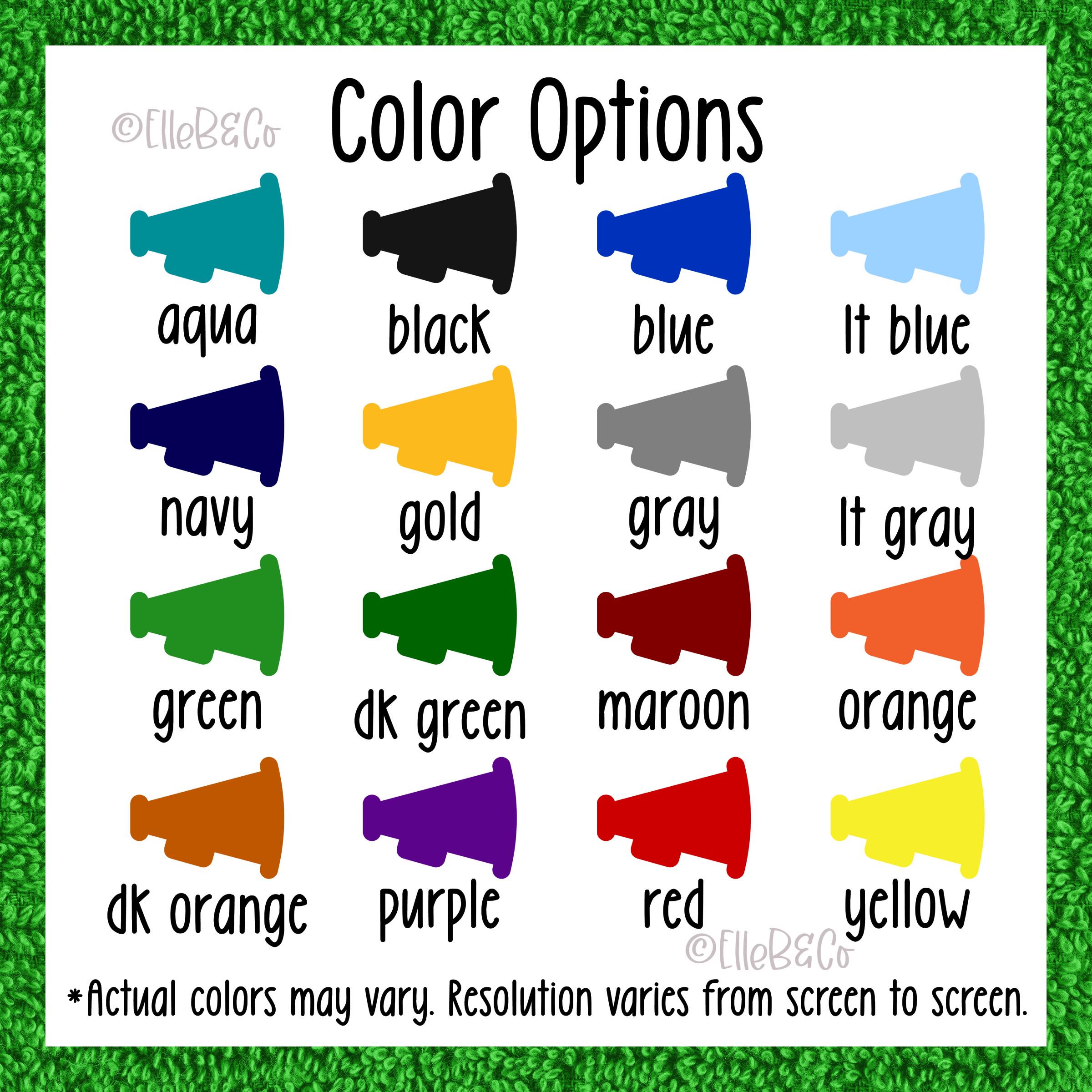 Personalized Cheerleading Sticker Set 2 | Water Resistant Vinyl Cheer ...