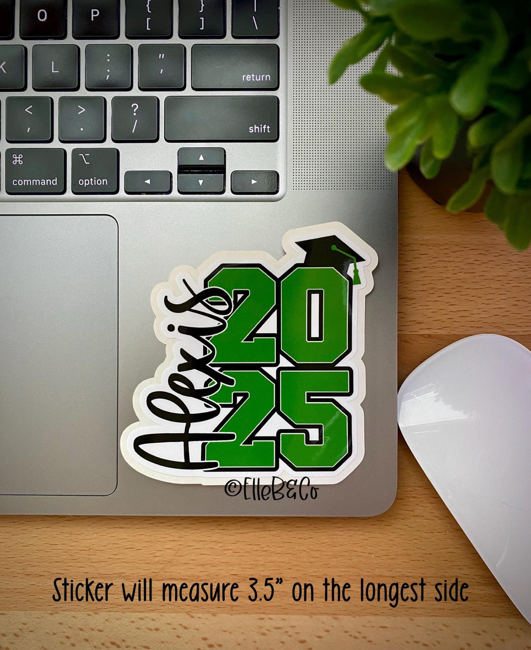 Personalized Grad Year Sticker | Class of | Water Resistant Vinyl ...