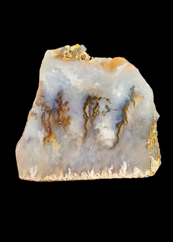 Plume Agate Graveyard Point Plume Slab for Lapidary or Collection Unpolished