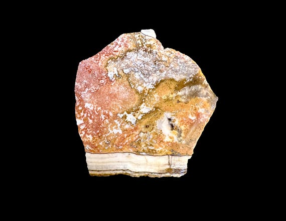 Pink Lace Rock Moroccan Lace Slab for Lapidary or Collection