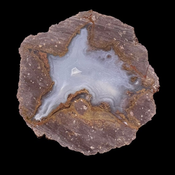 Thunderegg Half Unpolished Windy Ridge Float Egg for Polishing