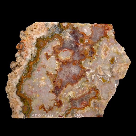 Moroccan Lace Rock Slab for Lapidary or Collection