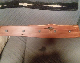 Cedar hat rack