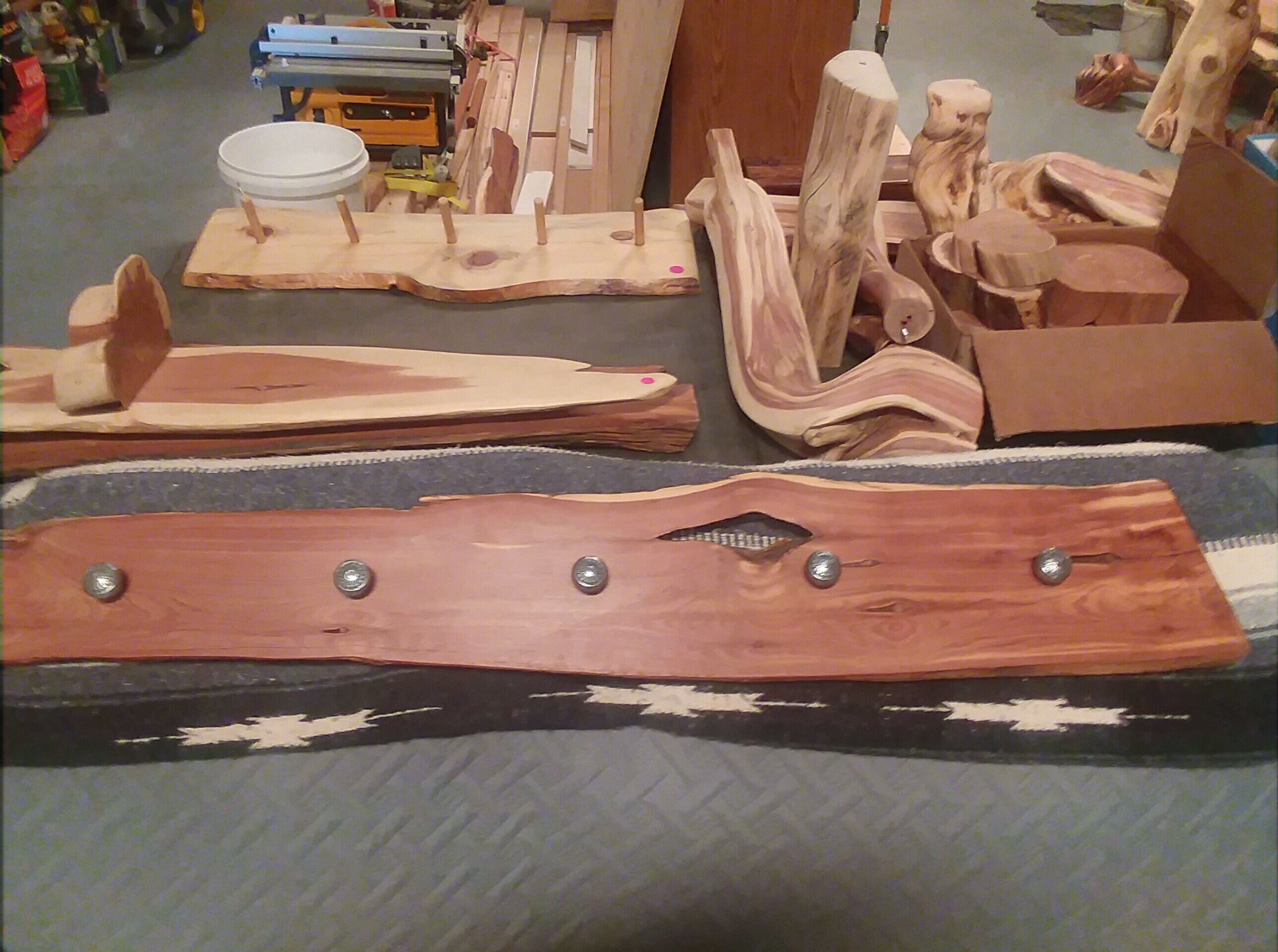 Cedar Hat Rack Etsy