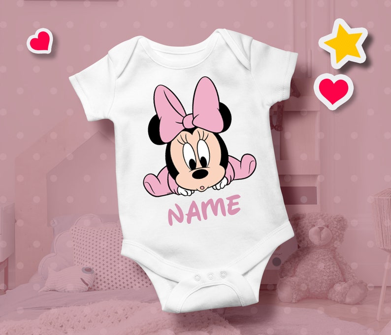 minnie mouse newborn onesie