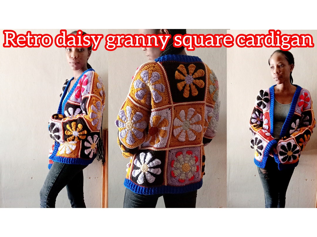 80s Ecuador Flower Knit cardigan 花 ビンテージ 90's Ecuador Knit Flower Sweater エクアドル ニット お花
