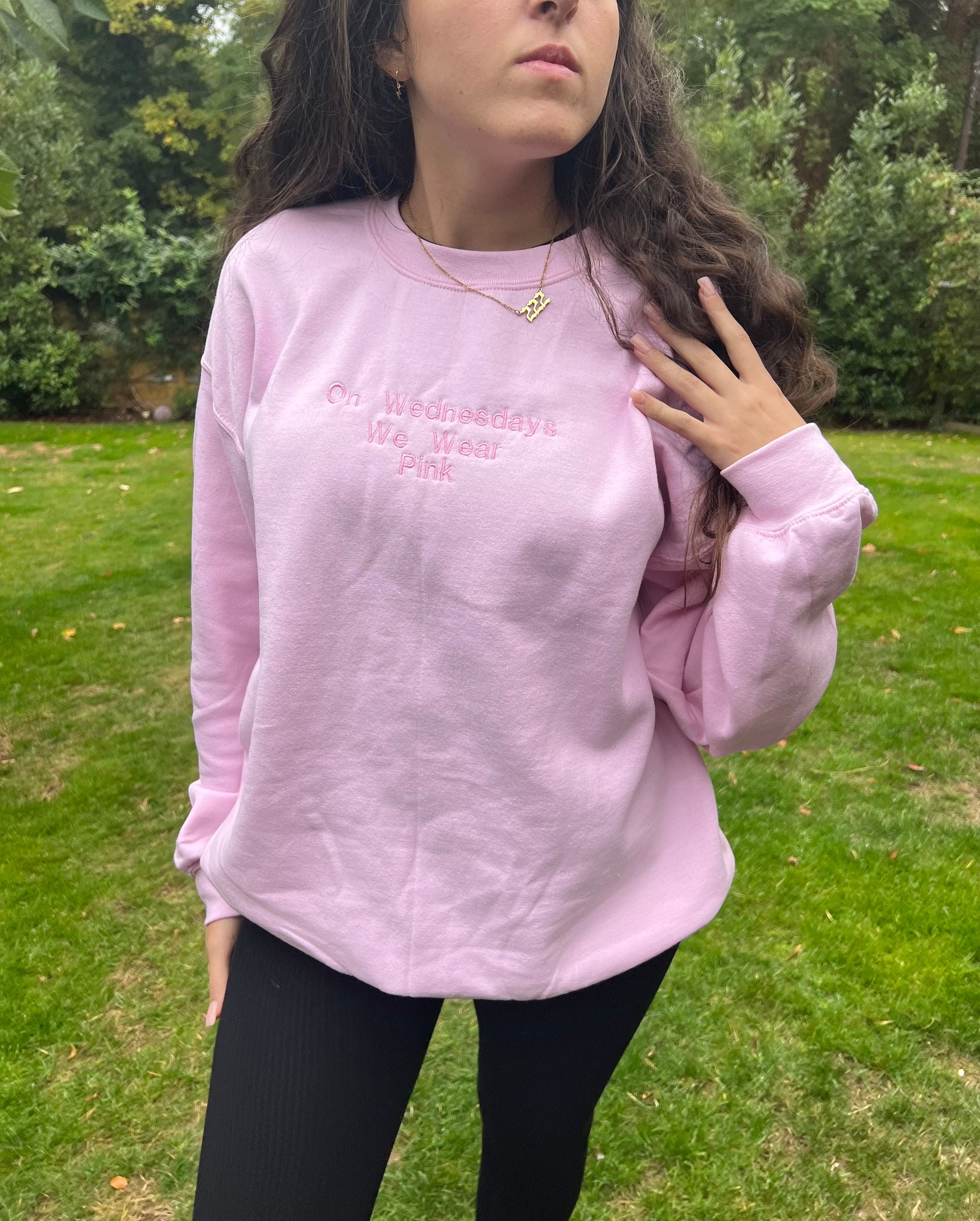  Mean Girls We Wear Pink On Wednesdays Sweatshirt
