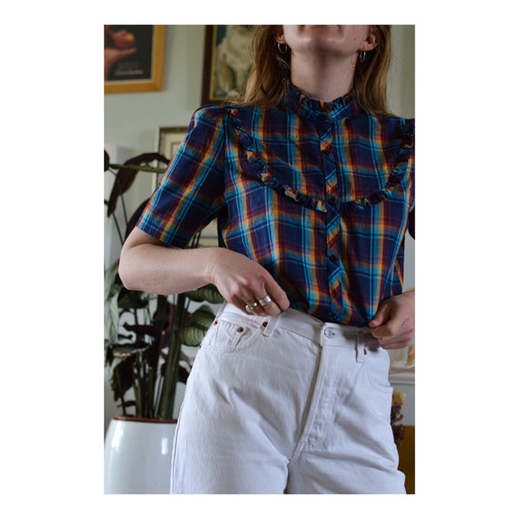 1970’s cotton prairie blouse