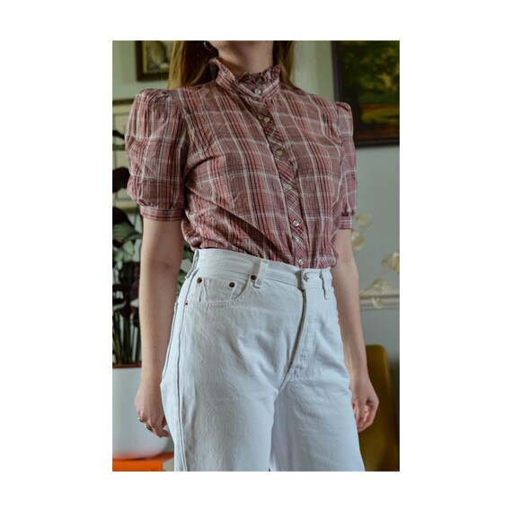 1970’s cotton prairie blouse