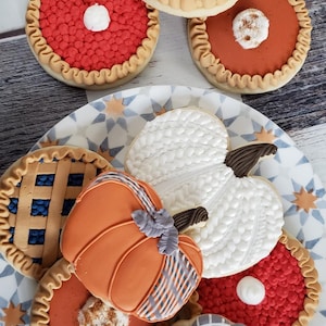 STL Pumpkin & pies, cookie cutter, 3d printed, 3d printed cookie cutter, stl file