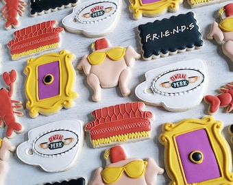 STL Friends set, central perk, friends, cookie cutter, 3d printed, 3d printed cookie cutter, stl file, stl cookie cutter,