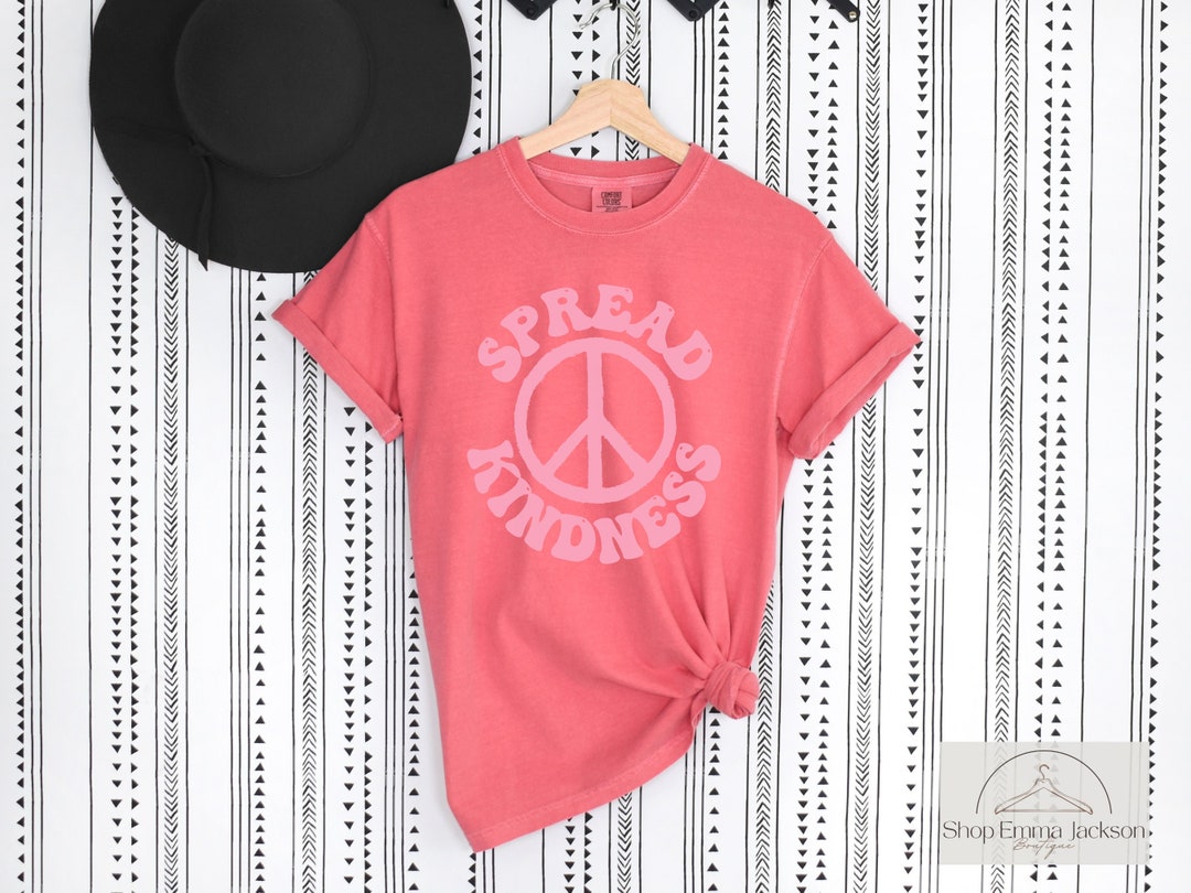 Spread Kindness Graphic Tee Shirt for Women, Cute Summer Shirt