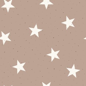 Pré-commander! Tissu en coton étoiles étoiles tissu étoiles points beige à partir de 50 cm