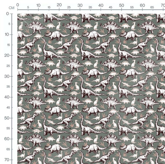 Fabric Sweat French Terry Summer Sweat Dino Dinosaur Fabric Sweat French Terry Summer Sweat Dino Dinosaur