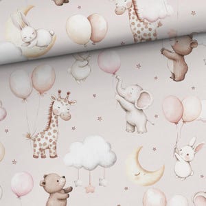 Slantastoffe Baumwollstoff Kinderstoff Elefanten Breite 160cm