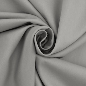 Cotton fabric, solid color, dark grey/graphite, patchwork cotton fabric, sold by the meter from 50 cm.