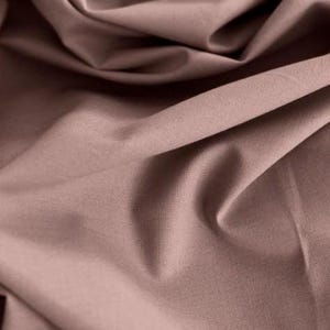 Précommandez ! Tissu coton patchwork uni marron clair à partir de 50 cm