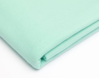 Vorbestellung! UNI Sweat French Terry Sommersweat Mint Minzfarben 170cm breit