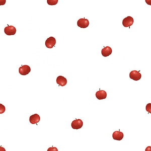 Fabric Sweat French Terry Summer Sweat cute autumn children combo fabric red apples