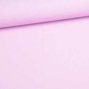 preorder! Cotton fabric by the meter Patchwork Uni plain pink soft pink 155 cm wide