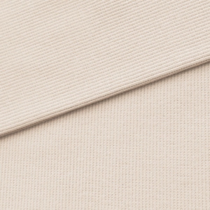 Fabric UNI cuffs slightly ribbed cream 110 cm Extra wide in tube x 25 cm