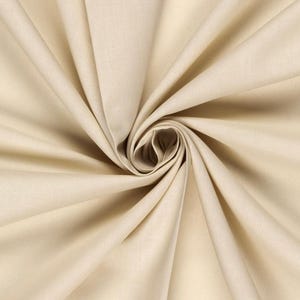 Stoff Baumwolle Uni einfarbig Beige Hellbeige Patchwork  Meterware ab 50 cm