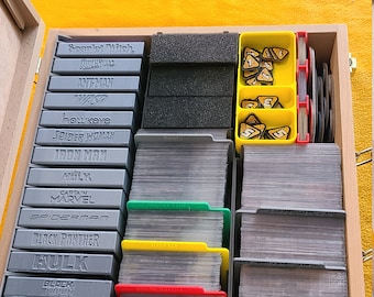 ALL Ver. 2 STL FILES - Marvel Champions insert/organizer for Artist Case